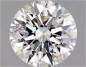 Natural Diamond 1.71 Carats, Round with Excellent Cut, E Color, VVS1 Clarity and Certified by GIA