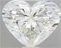 Natural Diamond 1.70 Carats, Heart with  Cut, I Color, VVS1 Clarity and Certified by IGI