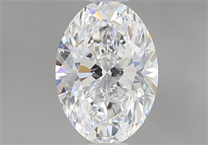 Picture of Natural Diamond 0.59 Carats, Oval with  Cut, E Color, VVS1 Clarity and Certified by GIA