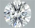 Natural Diamond 4.00 Carats, Round with Excellent Cut, D Color, VVS2 Clarity and Certified by GIA