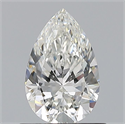 Diamante Natural 0.71 quilates, De pera , Color H, claridad VVS1 y certificado GIA