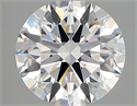Lab Grown Diamond 3.47 Carats, Round with Ideal Cut, D Color, VVS2 Clarity and Certified by IGI