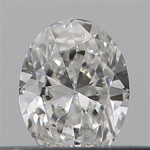 Picture of Natural Diamond 0.18 Carats, Oval with  Cut, G Color, SI1 Clarity and Certified by GIA