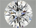 Del inventario de diamantes de laboratorio, 3.05 quilates, Redondo , Color F, claridad VVS2 y certificado IGI