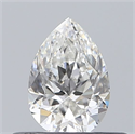 Natural Diamond 0.40 Carats, Pear with  Cut, G Color, SI1 Clarity and Certified by GIA
