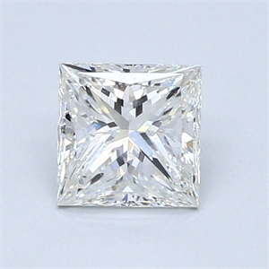 Foto Diamante Natural 1.00 quilates, Princesa , Color G, claridad VS2 y certificado GIA de