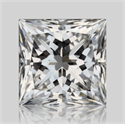 Natural Diamond 0.90 Carats, Princess with  Cut, D Color, VS1 Clarity and Certified by GIA