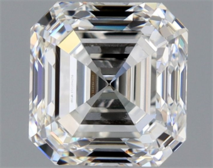 Picture of Natural Diamond 1.01 Carats, Asscher with  Cut, G Color, VVS1 Clarity and Certified by GIA
