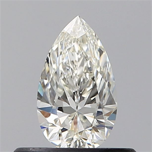 Picture of Natural Diamond 0.40 Carats, Pear with  Cut, H Color, VS1 Clarity and Certified by GIA