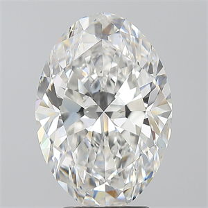 Foto Diamante Natural 4.02 quilates, Ovalado , Color E, claridad VS2 y certificado GIA de