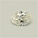 Natural Diamond 0.40 Carats, Oval with  Cut, I Color, VVS1 Clarity and Certified by GIA