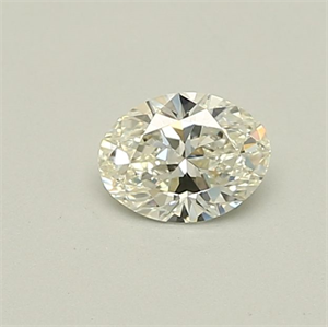 Picture of Natural Diamond 0.40 Carats, Oval with  Cut, I Color, VVS1 Clarity and Certified by GIA