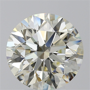 Picture of Natural Diamond 3.02 Carats, Round with Excellent Cut, K Color, VS1 Clarity and Certified by IGI