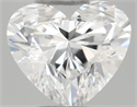Natural Diamond 0.33 Carats, Heart with  Cut, E Color, VVS1 Clarity and Certified by GIA
