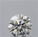 Natural Diamond 0.40 Carats, Round with Excellent Cut, H Color, VVS2 Clarity and Certified by IGI