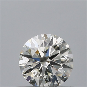 Picture of Natural Diamond 0.40 Carats, Round with Excellent Cut, H Color, VVS2 Clarity and Certified by IGI