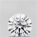 Lab Grown Diamond 1.06 Carats, Round with Ideal Cut, D Color, VVS1 Clarity and Certified by IGI