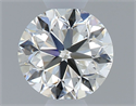 Natural Diamond 0.51 Carats, Round with Very Good Cut, G Color, VVS2 Clarity and Certified by GIA