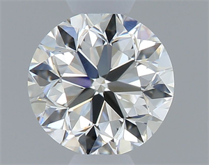 Picture of Natural Diamond 0.51 Carats, Round with Very Good Cut, G Color, VVS2 Clarity and Certified by GIA