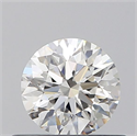 Diamante Natural 0.50 quilates, Redondo , Color F, claridad VS1 y certificado GIA