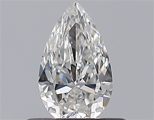 Picture of Natural Diamond 0.41 Carats, Pear with  Cut, F Color, VS2 Clarity and Certified by GIA