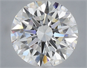Lab Grown Diamond 1.52 Carats, Round with Excellent Cut, E Color, VVS2 Clarity and Certified by IGI