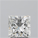 Natural Diamond 2.01 Carats, Princess with  Cut, I Color, VVS1 Clarity and Certified by GIA