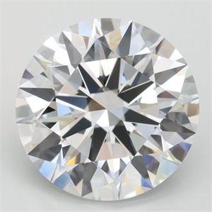 Picture of Lab Grown Diamond 4.51 Carats, Round with Ideal Cut, D Color, IF Clarity and Certified by IGI