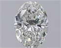 Natural Diamond 1.01 Carats, Oval with  Cut, G Color, VS2 Clarity and Certified by GIA
