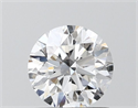 Lab Grown Diamond 1.04 Carats, Round with Ideal Cut, D Color, VVS2 Clarity and Certified by IGI
