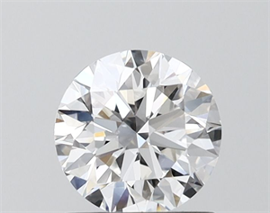 Picture of Lab Grown Diamond 1.04 Carats, Round with Ideal Cut, D Color, VVS2 Clarity and Certified by IGI