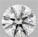Lab Grown Diamond 4.02 Carats, Round with Excellent Cut, E Color, VS1 Clarity and Certified by IGI