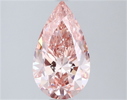 Picture of Lab Grown Diamond 2.06 Carats, Pear with  Cut, Fancy Vivid Pink Color, VS1 Clarity and Certified by IGI