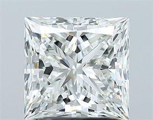 Foto Diamante Natural 2.02 quilates, Princesa , Color I, claridad VVS1 y certificado GIA de