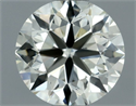 Diamante Natural 0.70 quilates, Redondo , Color J, claridad VVS2 y certificado IGI
