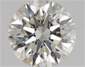 Natural Diamond 1.31 Carats, Round with Excellent Cut, K Color, SI1 Clarity and Certified by GIA