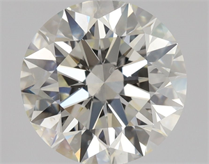 Picture of Natural Diamond 1.31 Carats, Round with Excellent Cut, K Color, SI1 Clarity and Certified by GIA