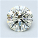 Diamante Natural 4.01 quilates, Redondo , Color L, claridad VVS1 y certificado GIA