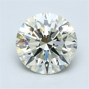 Foto Diamante Natural 4.01 quilates, Redondo , Color L, claridad VVS1 y certificado GIA de