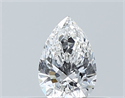 Natural Diamond 0.30 Carats, Pear with  Cut, E Color, VVS1 Clarity and Certified by GIA