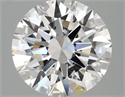 Lab Grown Diamond 2.55 Carats, Round with Excellent Cut, D Color, VVS2 Clarity and Certified by IGI