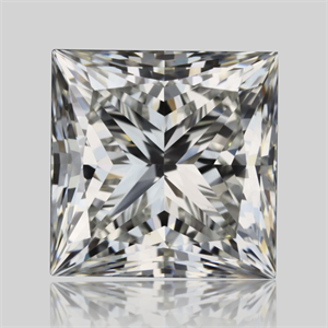 Picture of Natural Diamond 1.01 Carats, Princess with  Cut, H Color, VS2 Clarity and Certified by GIA