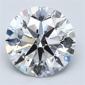 Picture of Natural Diamond 3.20 Carats, Round with Excellent Cut, F Color, VVS2 Clarity and Certified by GIA