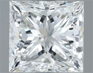 Foto Diamante Natural 0.90 quilates, Princesa , Color G, claridad SI2 y certificado GIA de