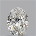 Natural Diamond 0.40 Carats, Oval with  Cut, I Color, VVS1 Clarity and Certified by GIA