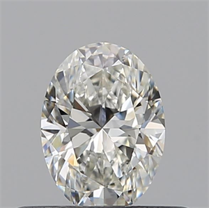 Picture of Natural Diamond 0.40 Carats, Oval with  Cut, I Color, VVS1 Clarity and Certified by GIA
