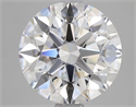 Natural Diamond 2.25 Carats, Round with Excellent Cut, D Color, VS1 Clarity and Certified by GIA