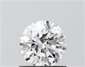 Del inventario de diamantes de laboratorio, 0.71 quilates, Redondo , Color D, claridad VVS2 y certificado IGI