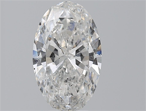 Foto Diamante Natural 3.53 quilates, Ovalado , Color F, claridad SI2 y certificado HRD de