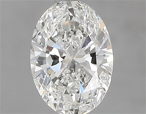 Picture of Natural Diamond 0.60 Carats, Oval with  Cut, H Color, VVS2 Clarity and Certified by GIA